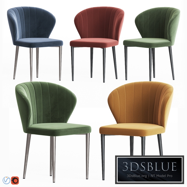 Harper velvet dining chair