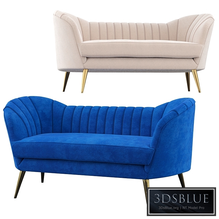 Koger Chesterfield Loveseat