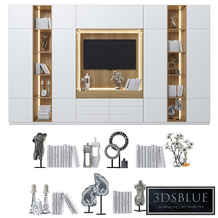 Cabinet with TV area 6