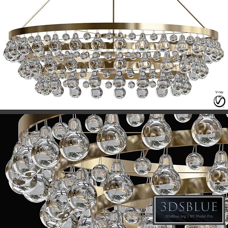 Bling Large Chandelier by Robert Abbey