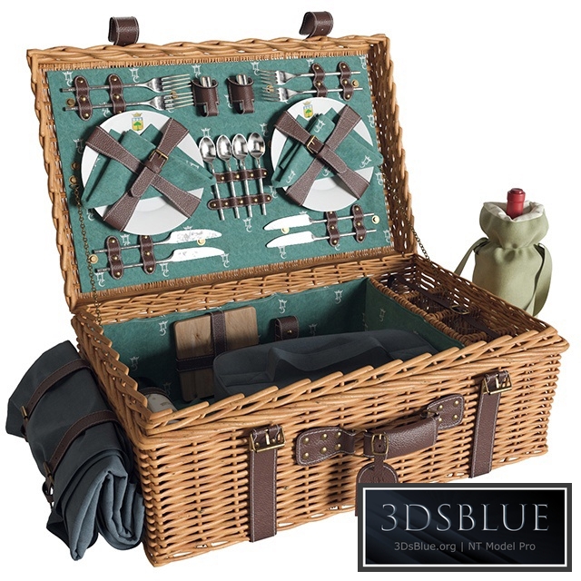"Les Jardins de la Comtesse" picnic set (vray NEXT)