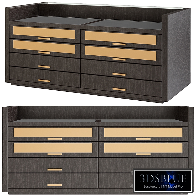 Tweed chest of drawers by Poliform