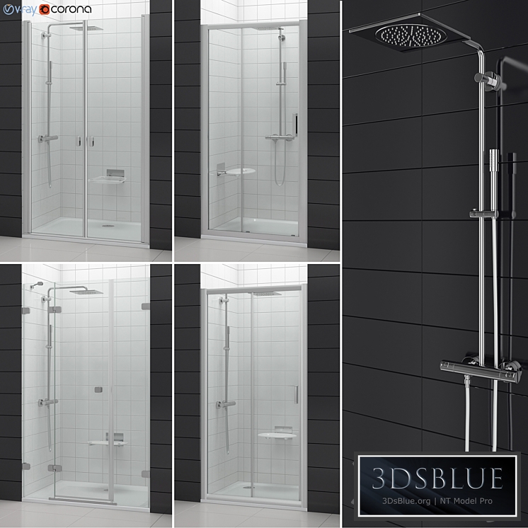 Set of shower doors RAVAK set 53