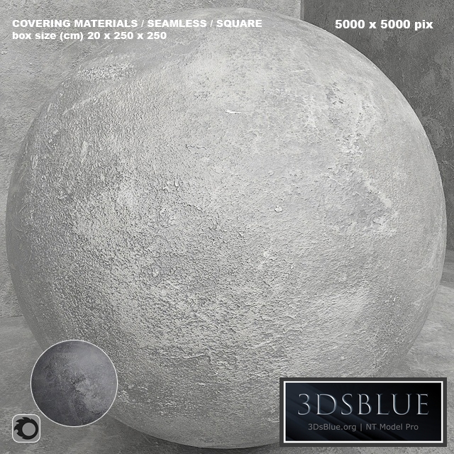 Material (seamless) - concrete plaster set 117