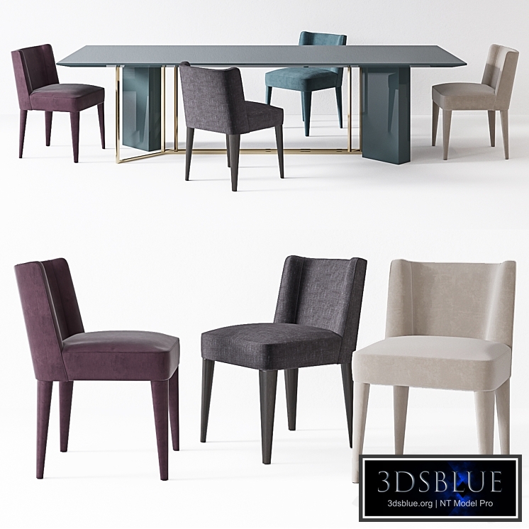 Meridiani Plinto table Y2W Kita chair