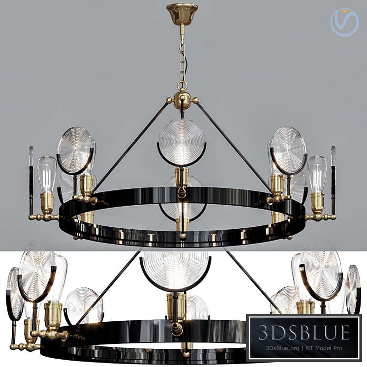 GASLIGHT LENS Chandelier