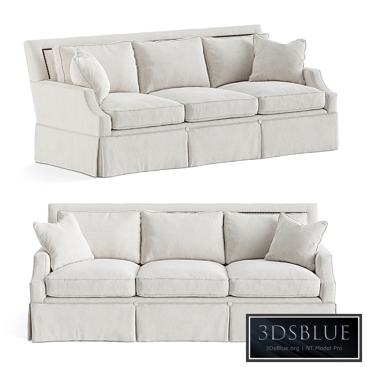 Paige Kick Pleat Sofa