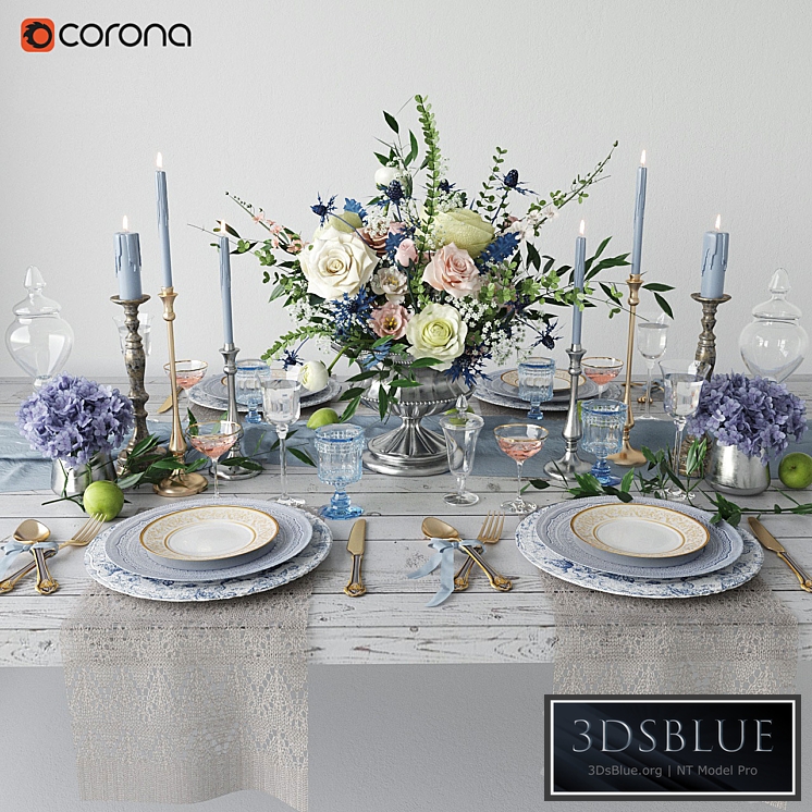 Provence style table setting