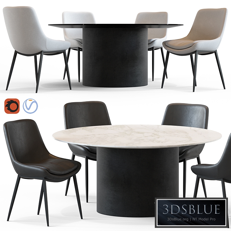 Globewest Pepper Chair and Geo Table