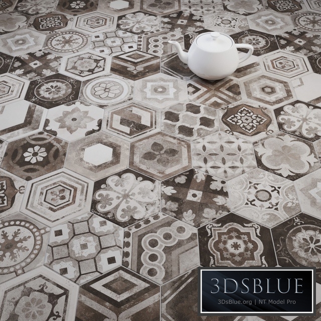 CIR Esagona Miami Mix (Dec) Tile Set