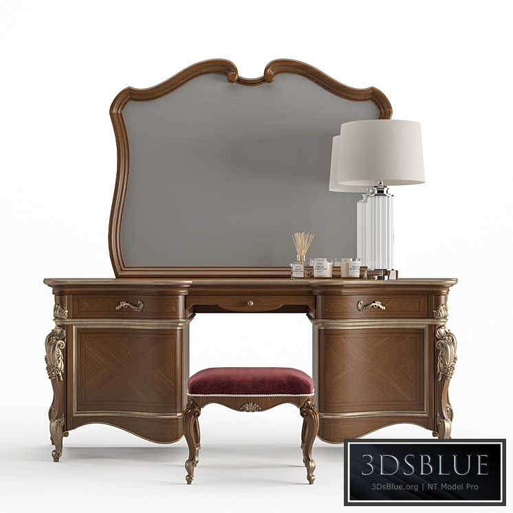 Dressing table Arve Style Luigi_XXI with pouf