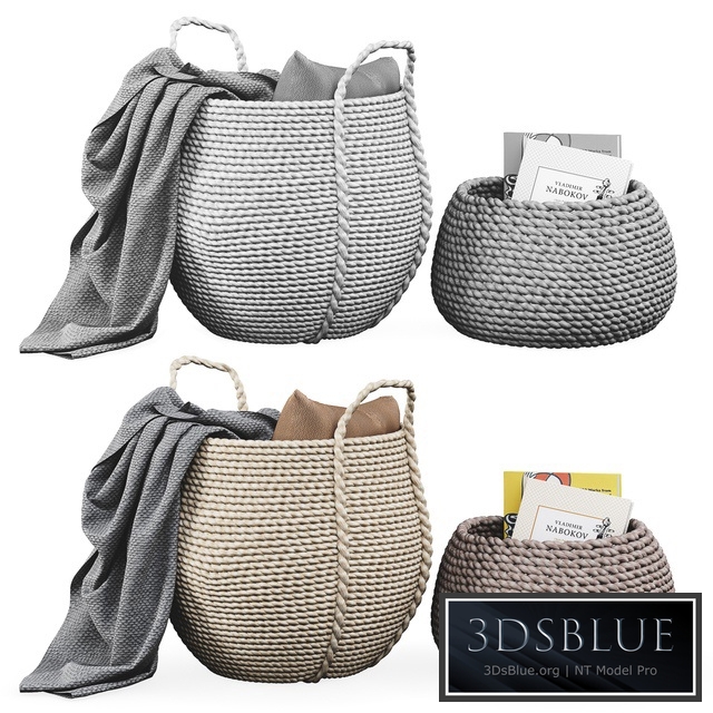 Baskets decor set
