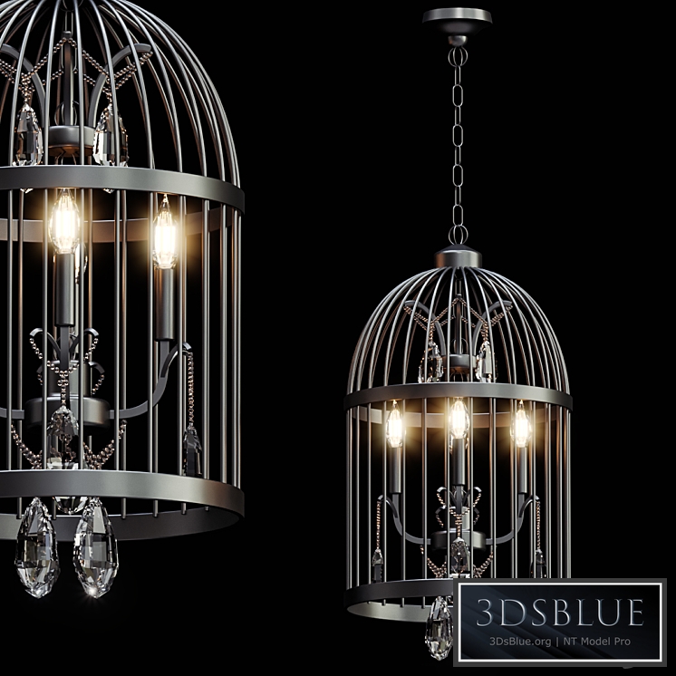 Beautiful Bird Cage Chandelier