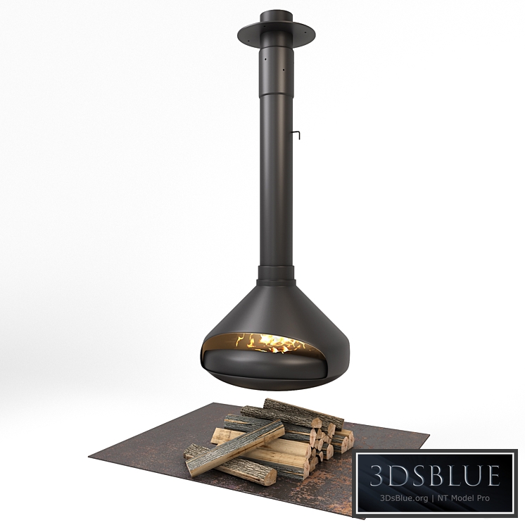 Hanging fireplace Ergofocus