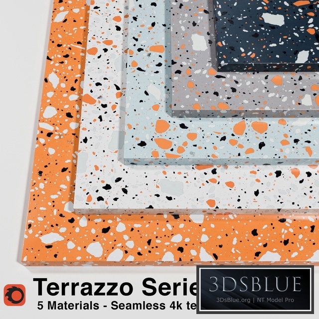 Terrazzo - Series 1 (5 Seamless Materials)