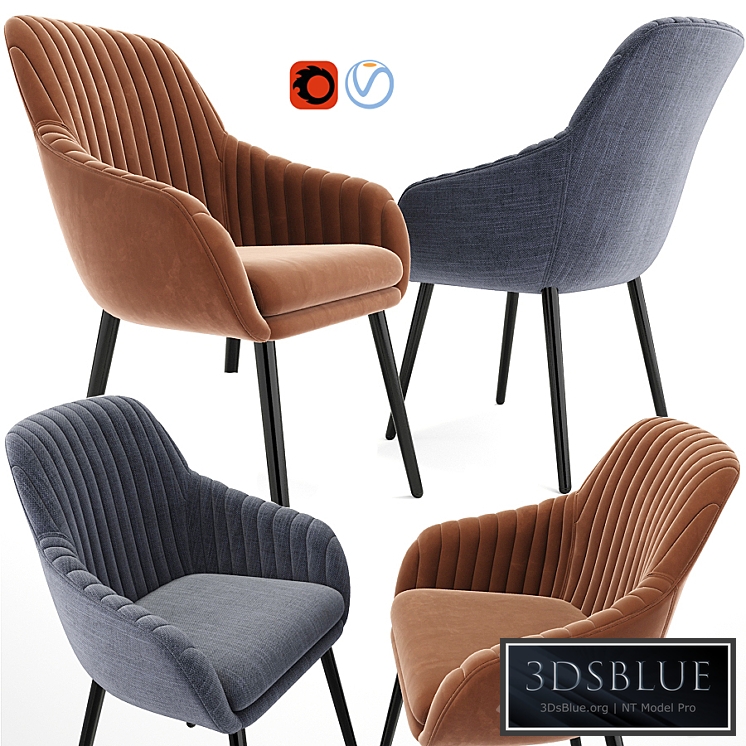 Rochelle Strip Lounge Chair 02