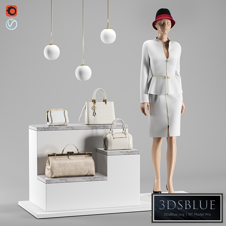 Accessories for boutique. Set 2