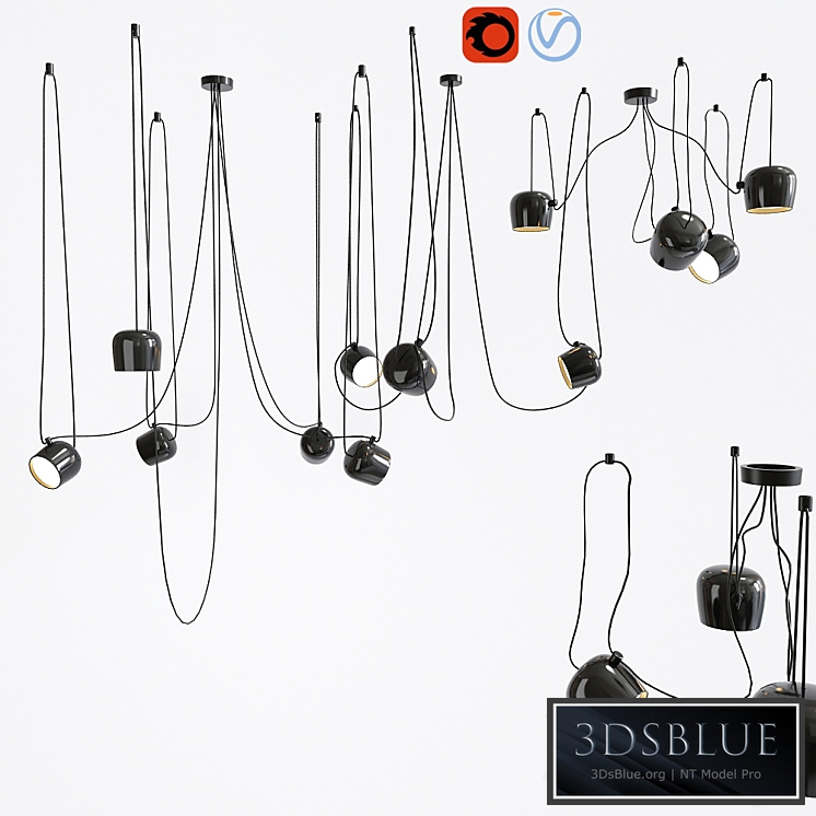 Aim pointed lighting set