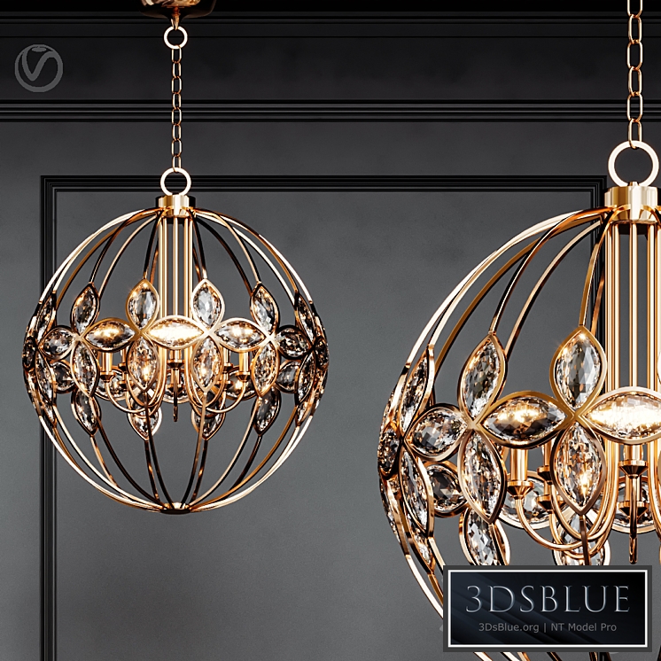 Uttermost Ambre 8 Light Gold