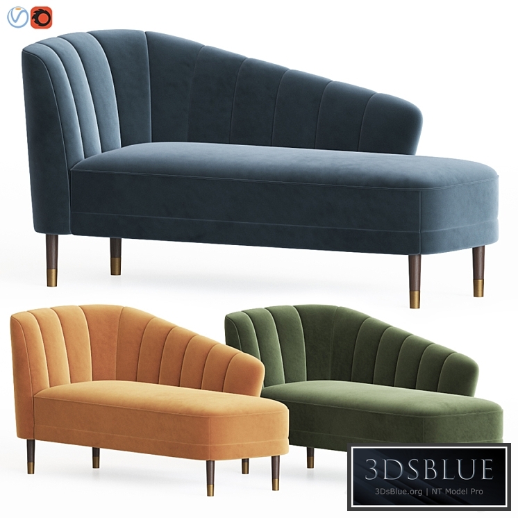 Theron Chaise Lounges The Sofa & Chair Company