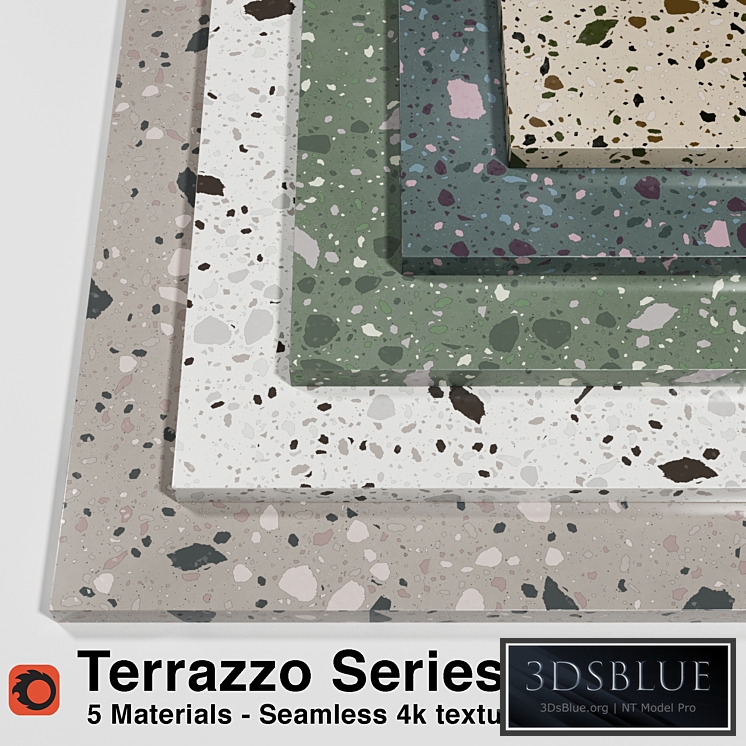 Terrazzo - Series 7 (5 Seamless Materials)