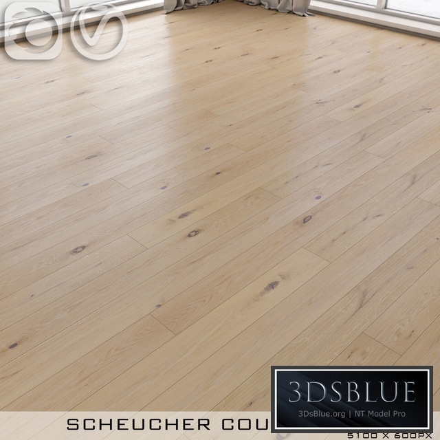Parquet board Scheucher Valletta Oak Country Natura