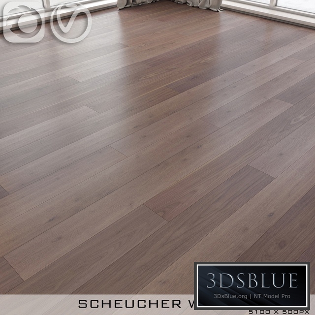 Parquet board Scheucher Walnut Silva