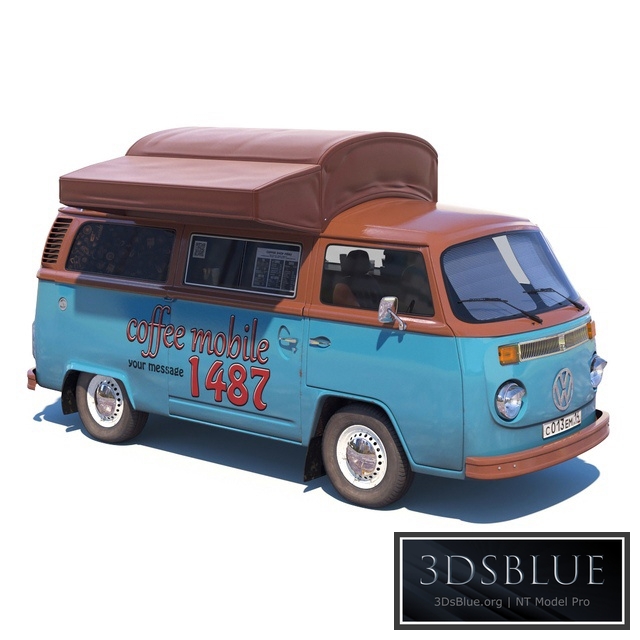 Street coffee car Volkswagen