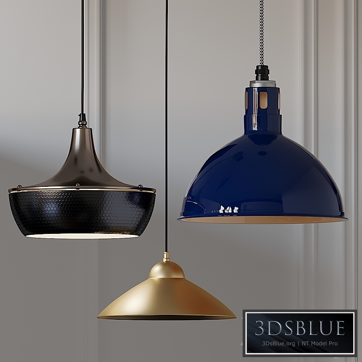 Rae, Wesco Vented Cord and Small Cone Pendants