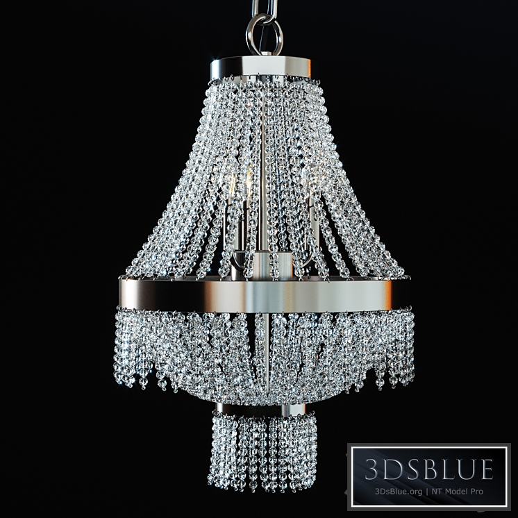 Crystal lamp Ideal Lux Augustus SP4 cromo