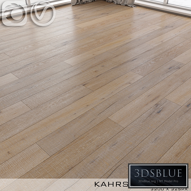 Parquet Kahrs Oak Saw White