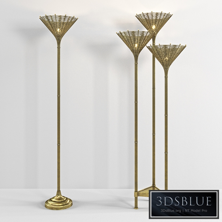 Floor lamps Kon Tiki Eichholtz