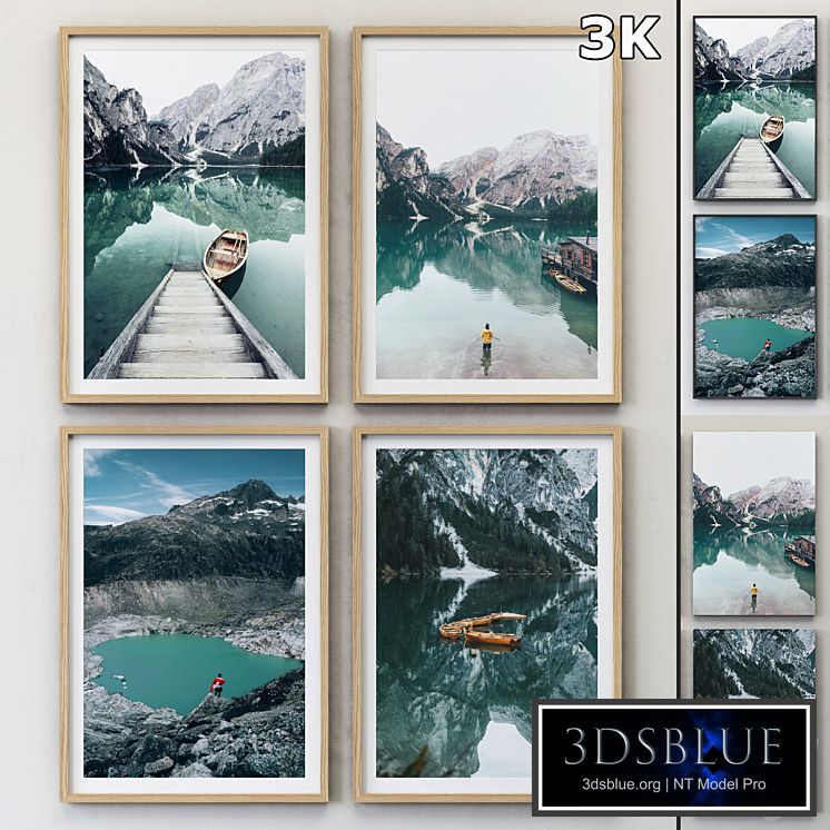 JUNIQE Water and mountains