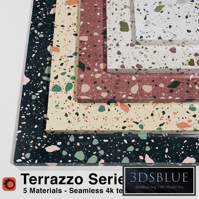 Terrazzo - Series 8 (5 Seamless Materials)