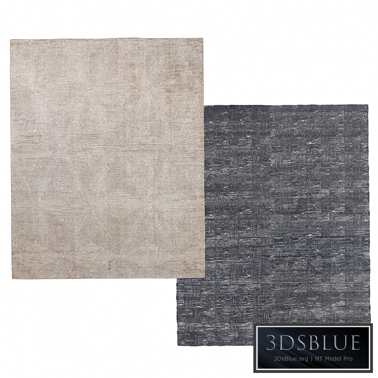 Carpet Mosaic Hand-Knotted Silk by Restoration Hardware