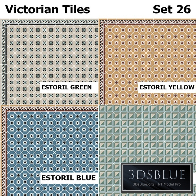 Topcer Victorian Tiles Set 26
