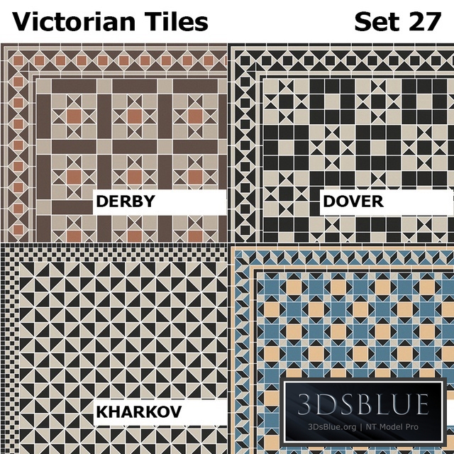 Topcer Victorian Tiles Set 27