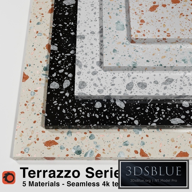 Terrazzo - Series 9 (5 Seamless Materials)