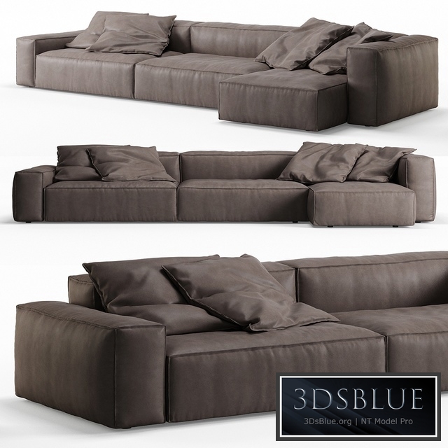 NeoWall Leather Corner Sofa by Living Divani