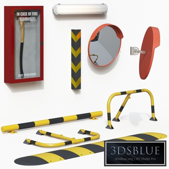 Parking equipment set