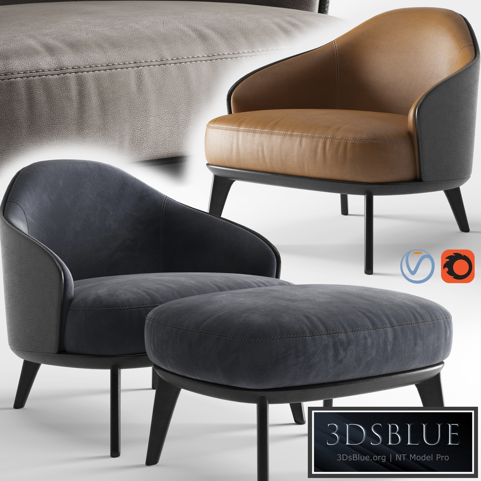 Minotti leslie armchair