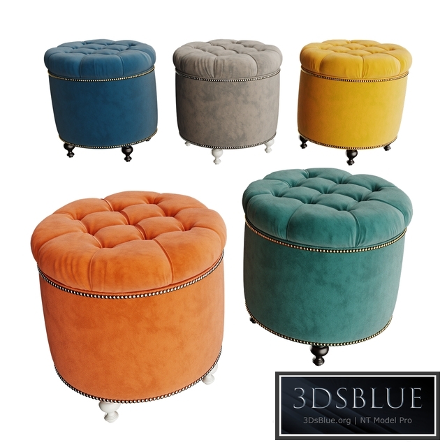 Soft padded stool Grosseto