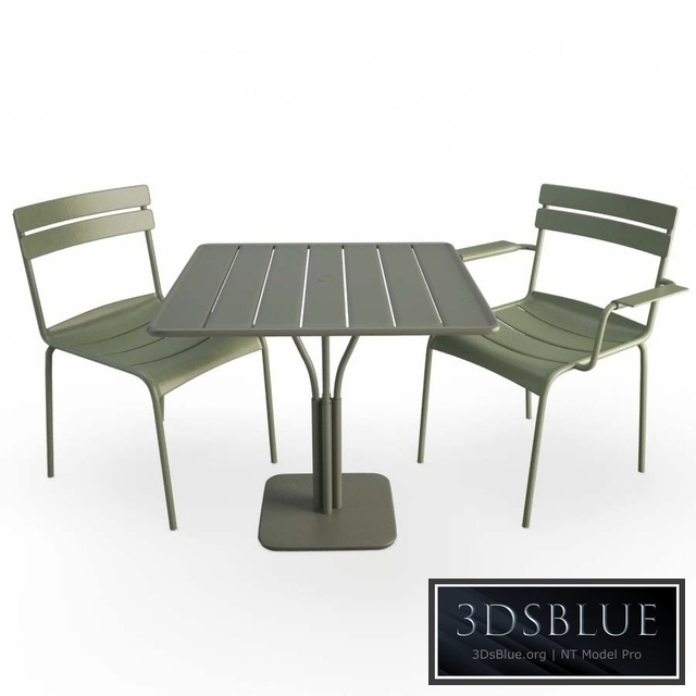 Luxembourg Metallic Table and Chairs