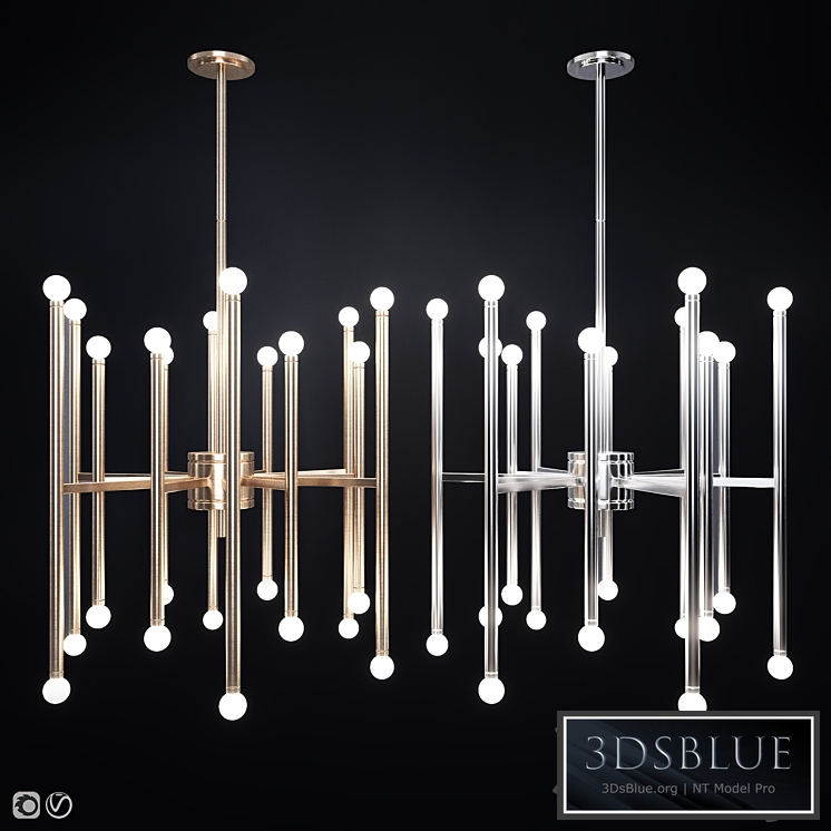 Beckham modern 24 light chandelier