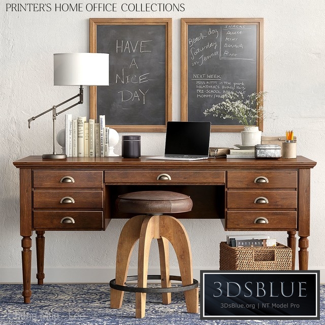 Pottery barn PRINTER&#39;S HOME OFFICE COLLECTIONS