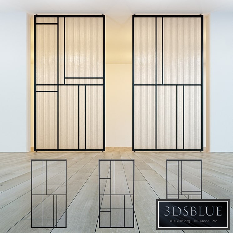 Glass partition door 39