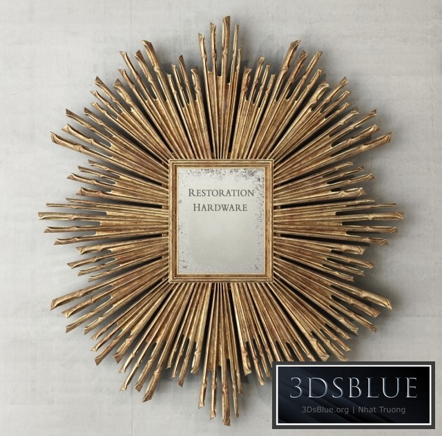 RH / 17TH C. SUNBURST MIRROR