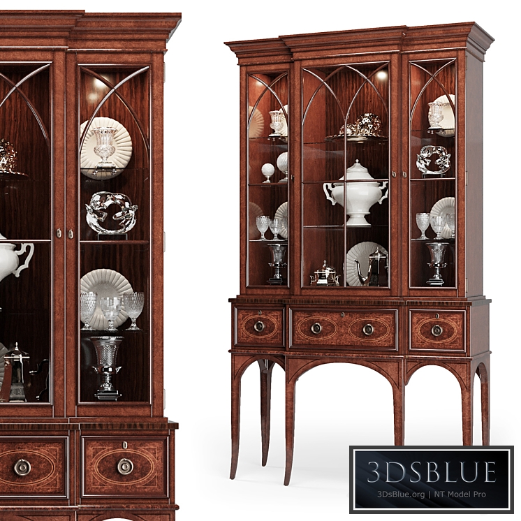 Century - Wellington Court Breakfront Display Cabinet 30H-423