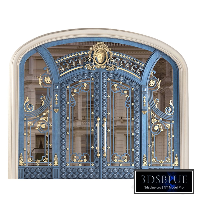 Entrance classic door. Entrance classic door