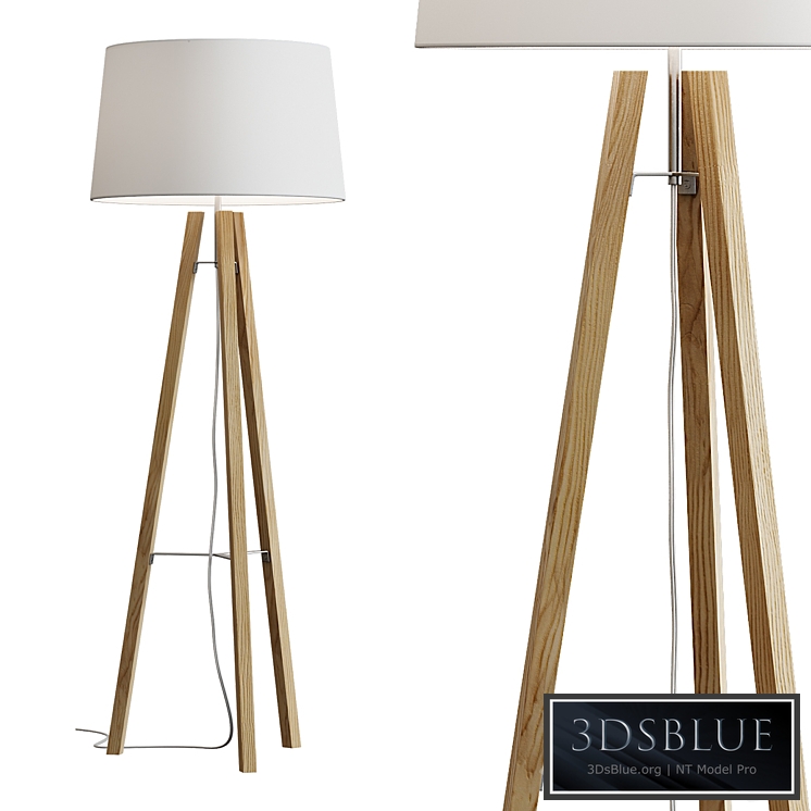 West Elm / Tripod Wood Floor Lamp